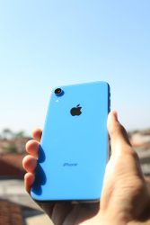blue iPhone XS
