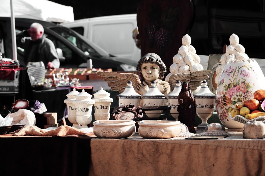 jars on table