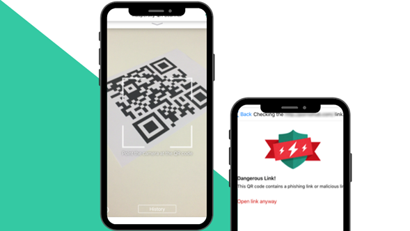 Kaspersky's free QR Code reader app for Android and iPhone