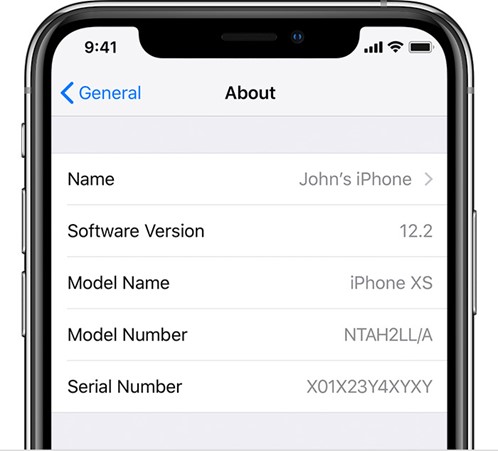 screenshot serial number or IMEI on iPhone, iPad or iPod touch – Apple  Support