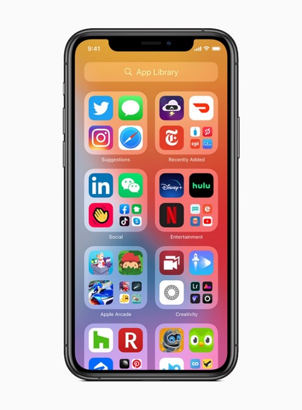 iOS 14 screenshot