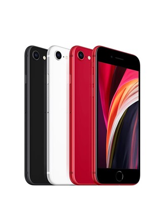 iPhone 7 black, white, pink and red