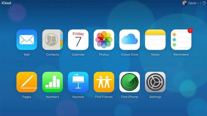 iCloud home screen screenshot - Macworld UK
