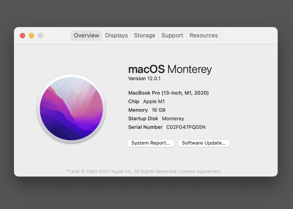 Run the latest version of macos