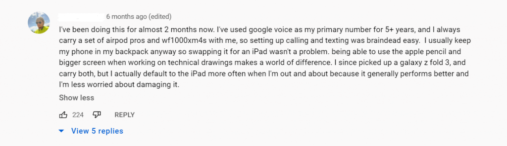 how-to-use-ipad-as-a-phone-youtube-comments